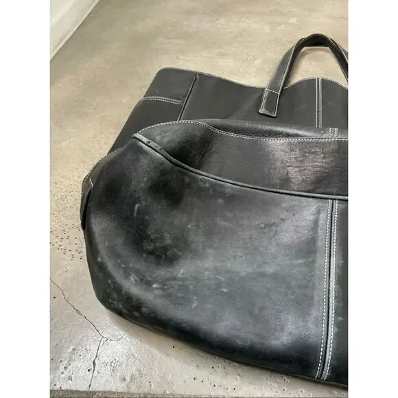 Coach Large Leather Vintage Handbag - Picture 8 of 11